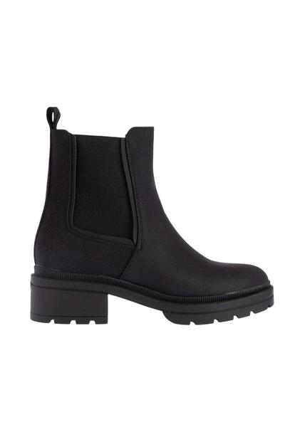 Black Iggie Chunky Sole Chelsea Boots