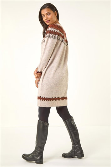 Soft Knit Fairisle Jumper Dress 14448807