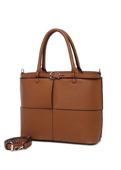 Brown Buckle Shoulder Bag