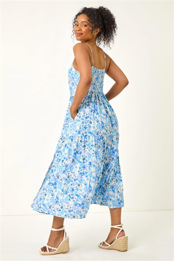 Petite Ditsy Floral Maxi Dress 14713409