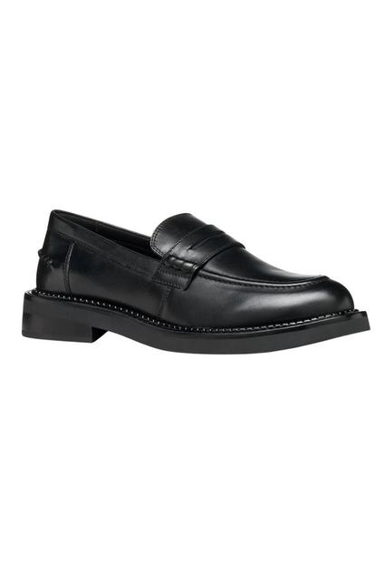 Black D Serilda E Leather Loafers