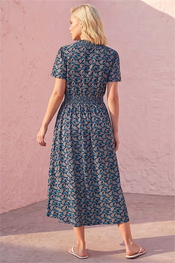 Petite Shirred Waist Dress 14944860