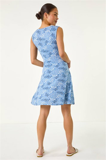Petite Ditsy Floral Wrap Dress 14763045