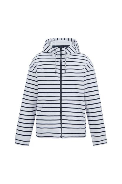 Multi Bayletta Striped Full Zip Hoodie
