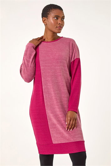 Colour Block Stretch Jumper Dress 14469578