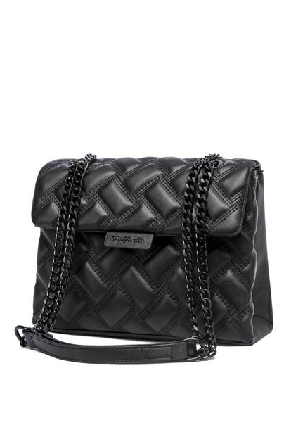Black Quilted Chain Bag