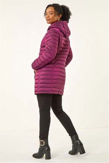 Petite Quilted Longline Puffer Coat 12027751