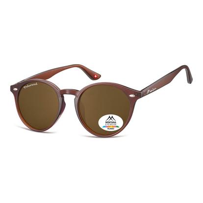 Brown Round Transparent Brown Brown Polarized Mp20