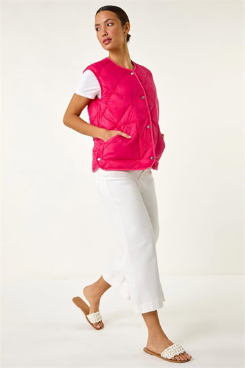 Quilted Lined Gilet 15035917