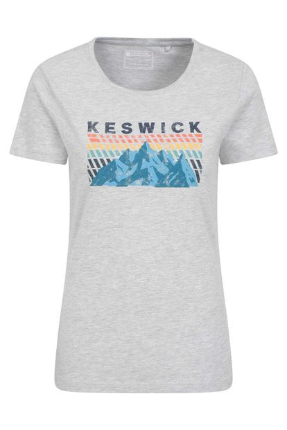 Grey Keswick Mountain Tshirt
