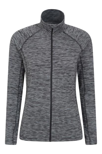 Black Bend & Stretch Full Zip Midlayer