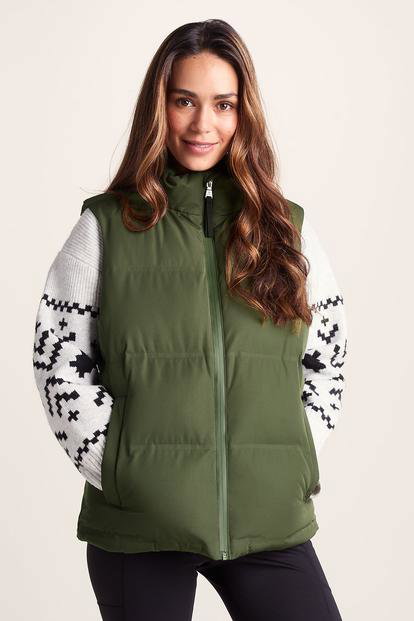 Black Elyna Shower Resistant Insulated Gilet