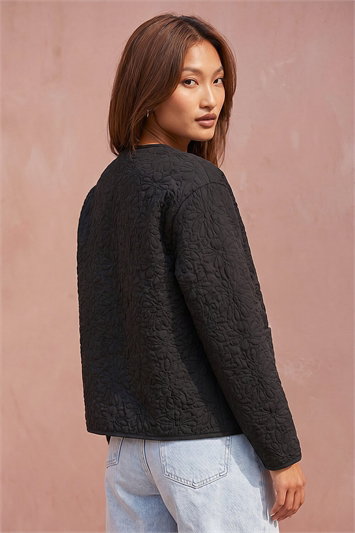Patterned Pocket Edge Jacket 15051308