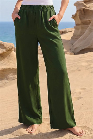 Crepe Elasticated Waist Trouser 18126440