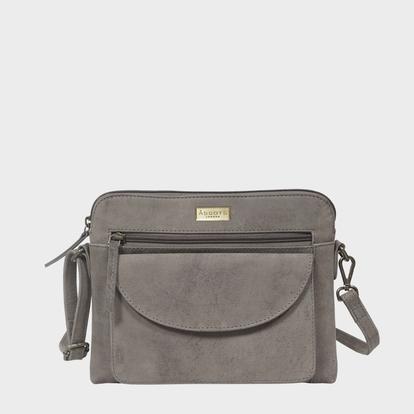 Brown 'Jean' Distressed Vintage Real Leather Crossbody Bag