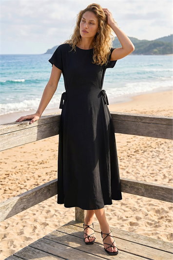Side Tie Detail Midi Dress 14835408