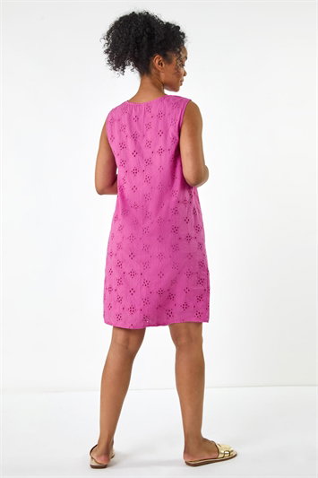 Petite Floral Embroidered Shift Dress 14720951