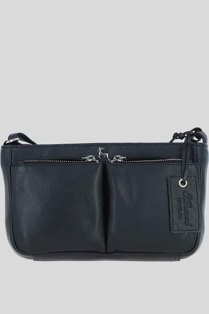 Pink 'Iverness' Real Leather Crossbody Bag