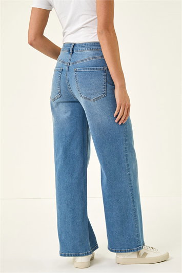 Petite Wide Leg Jeans 18101529