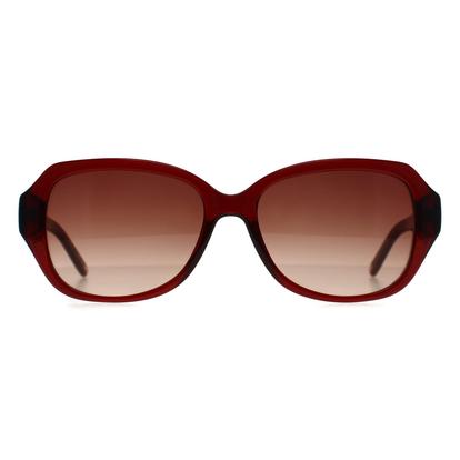 Red Square Burgundy Flowers Red Brown Gradient Tb1606 Mae