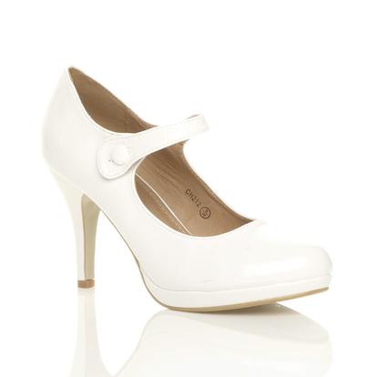 Black High Heel Mary Jane Courtshoes