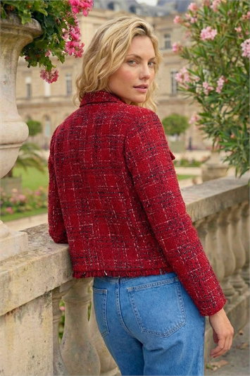 Luxury Boucle Textured Jacket 15044295
