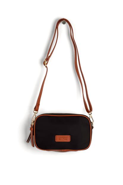 Pink Plain Crossbody Camera Bag