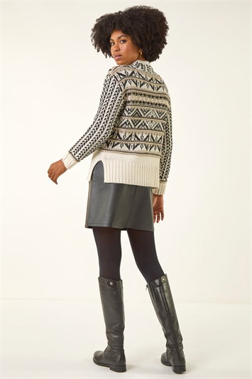 Jacquard Stitch Knit Jumper 16309106
