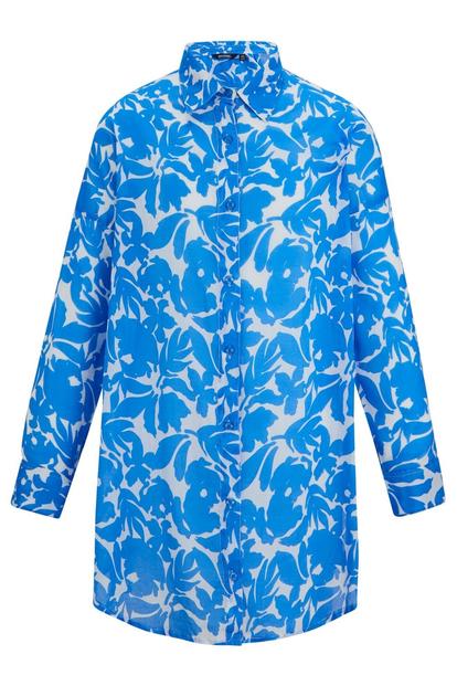 Blue Flower Shirt