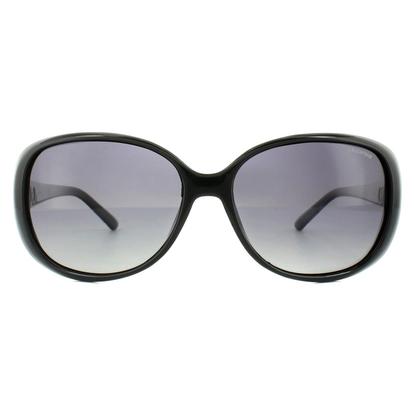 Black Fashion Black Grey Gradient Polarized Sunglasses