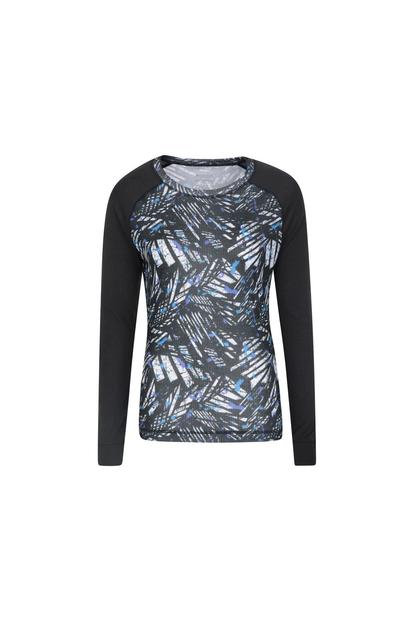 Grey Talus Printed Thermal Top