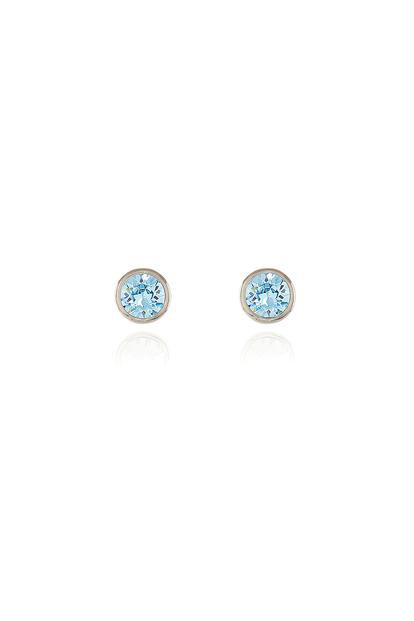 Blue Cachet London Thisbe Silver Aquamarine Earrings