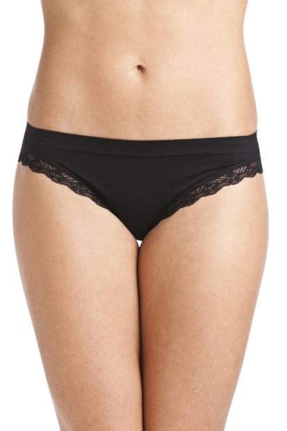 Black 2 Pack Seamless Soft Midi Briefs