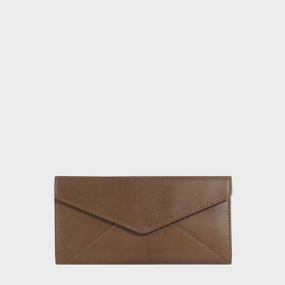 Black 'Preston' Trifold Vegetable Tanned Real Leather Purse