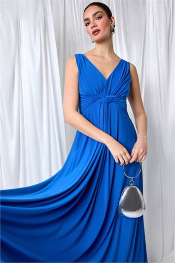 Knot Front Maxi Dress 14332780
