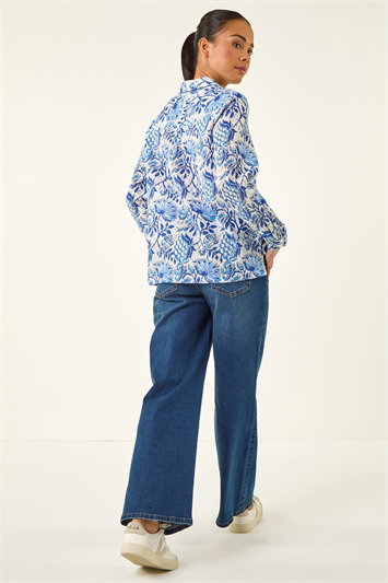 Petite Floral Embroidered Blouse 10218009