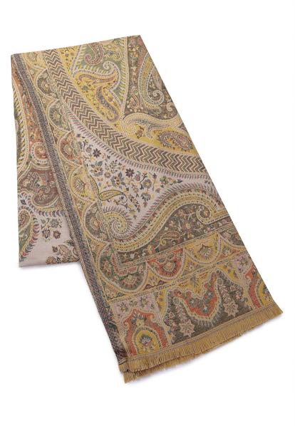 Multi Kashmiri Jamawar Scarf