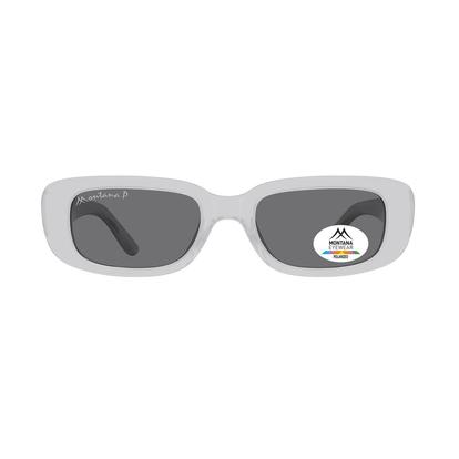 Grey Rectangle Light Transparent Grey Smoke Polarized Mp65