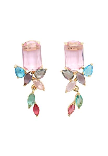 Pink Diva Collection Minimalist Petal Studs