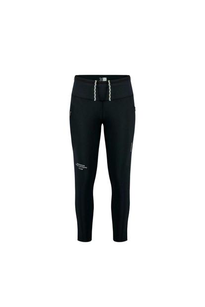 Black Trail Zip Pocket Fitted Leggings