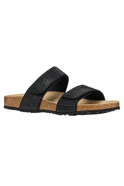 Black D Brionia R Leather Sandals