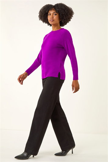 Plain Soft Crew Neck Jumper 16102851