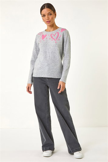 Heart Detail Knit Jumper 16168836