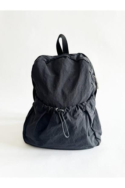 Black Casual Backpack In Black