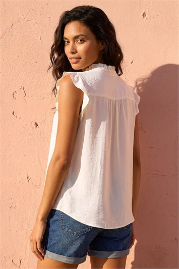 Frill Sleeve Blouse 10221424