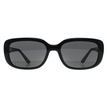 Black Rectangle Polished Black Dark Grey Rb4421d Bio Based