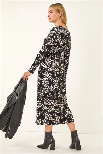 Dusk Printed Stretch Midi Dress 14807608