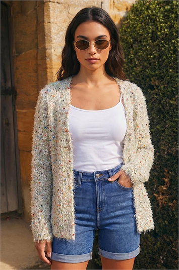 Fluffy Sparkle Cardigan 16093059