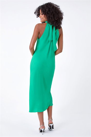 Dusk Woven Halterneck Midi Dress 14522234