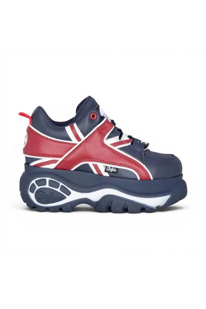 Red Womens Platform Fashion Trainers 1339-14